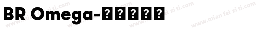BR Omega字体转换